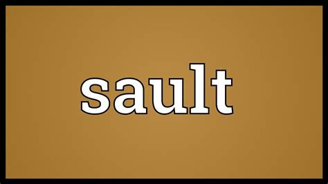 sault meaning in hindi